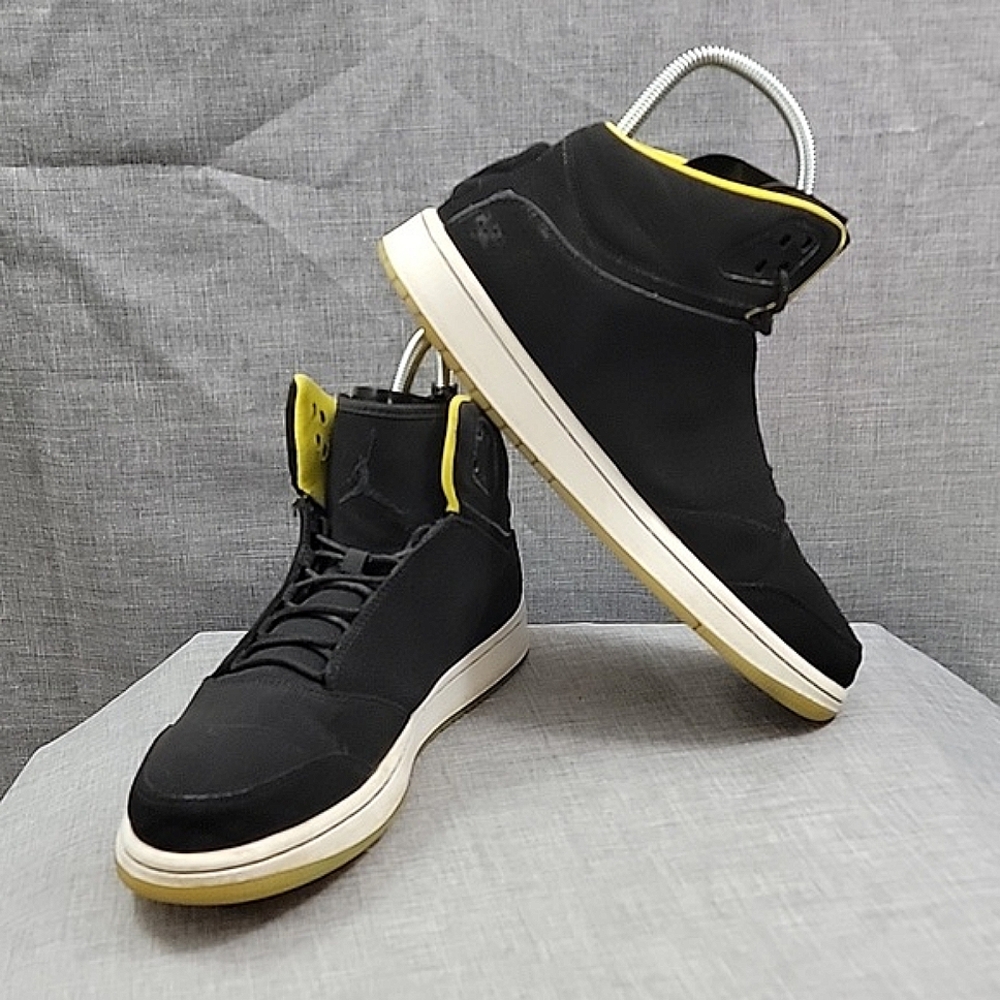 Nike Jordan 1 Flight 5 Optic Yellow /Black 881434-031 Men's 10